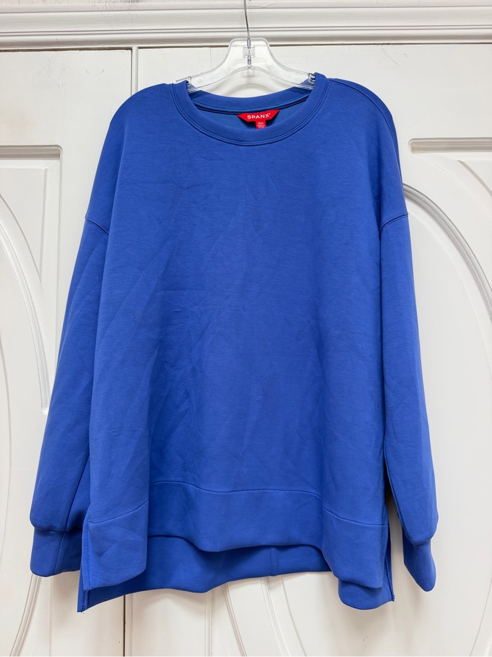 SPANX Cobalt Blue Crewneck Sweatshirt